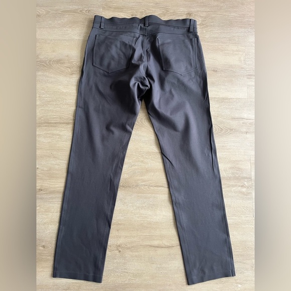 THEORY TECH RAFFI COMPACT PONTE PANTS IN ASPHALT SZ 33 - Picture 6 of 7